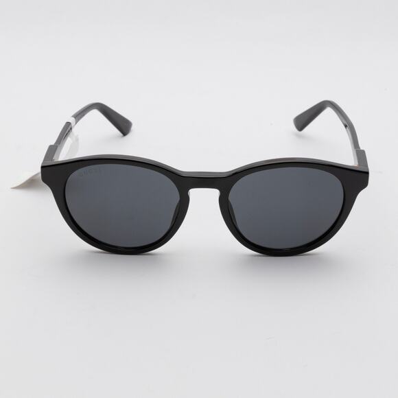 Gucci GG1119S Men's Round Sunglasses Black 52mm M (pre-owned) - Picture 1 of 8